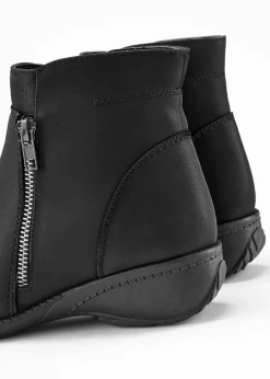 bonprix Bottines à fermeture zippée|Femme Chaussures D'Hiver Fourrées|Boots