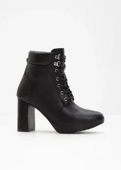 bonprix Bottines à lacets et talon haut|Femme Talons Hauts|Bottines
