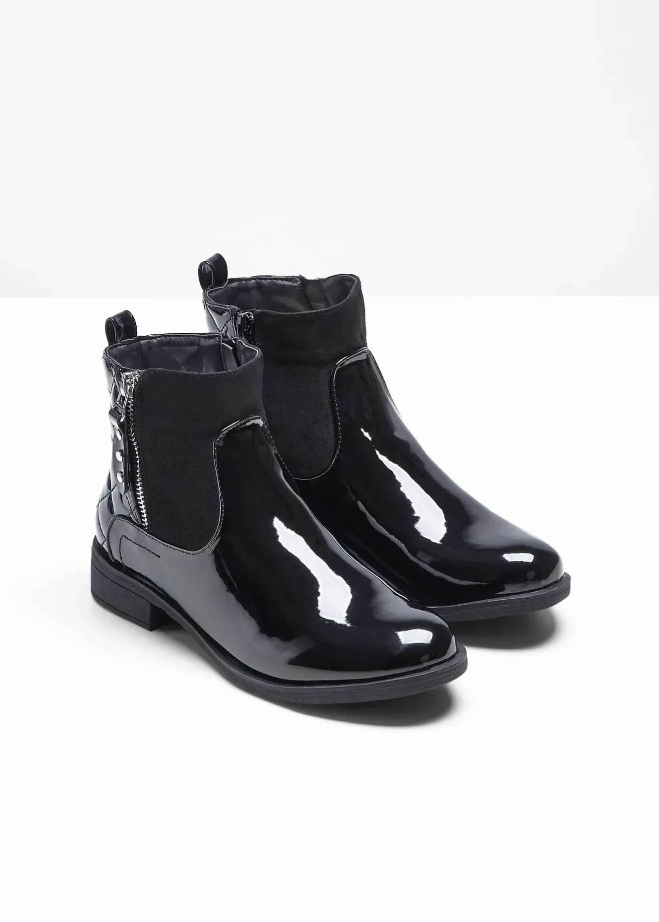 Femme bonprix Bottines|Bottines aspect verni