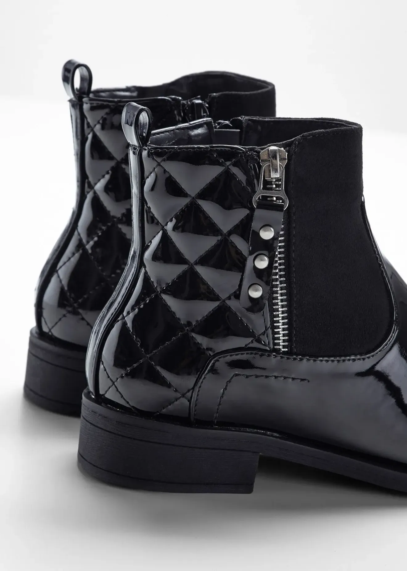 Femme bonprix Bottines|Bottines aspect verni