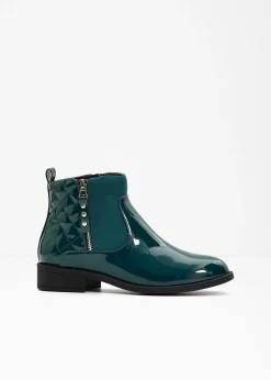 bonprix Bottines aspect verni|Femme Bottines