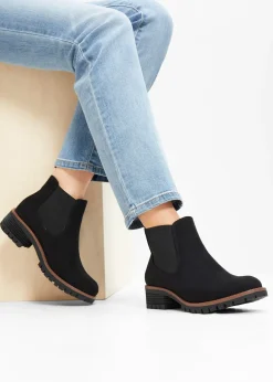 bonprix Bottines Chelsea à semelle crantée|Femme Boots|Bottines