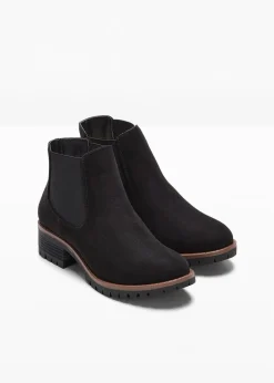 bonprix Bottines Chelsea à semelle crantée|Femme Boots|Bottines