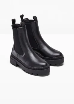 bonprix Bottines Chelsea à semelle crantée|Femme Boots|Bottines
