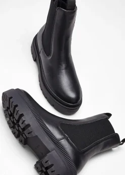 bonprix Bottines Chelsea à semelle crantée|Femme Boots|Bottines