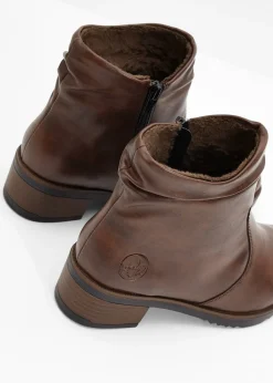 Rieker Bottines confortables avec première rembourrée|Femme Chaussures D'Hiver Fourrées|Marques