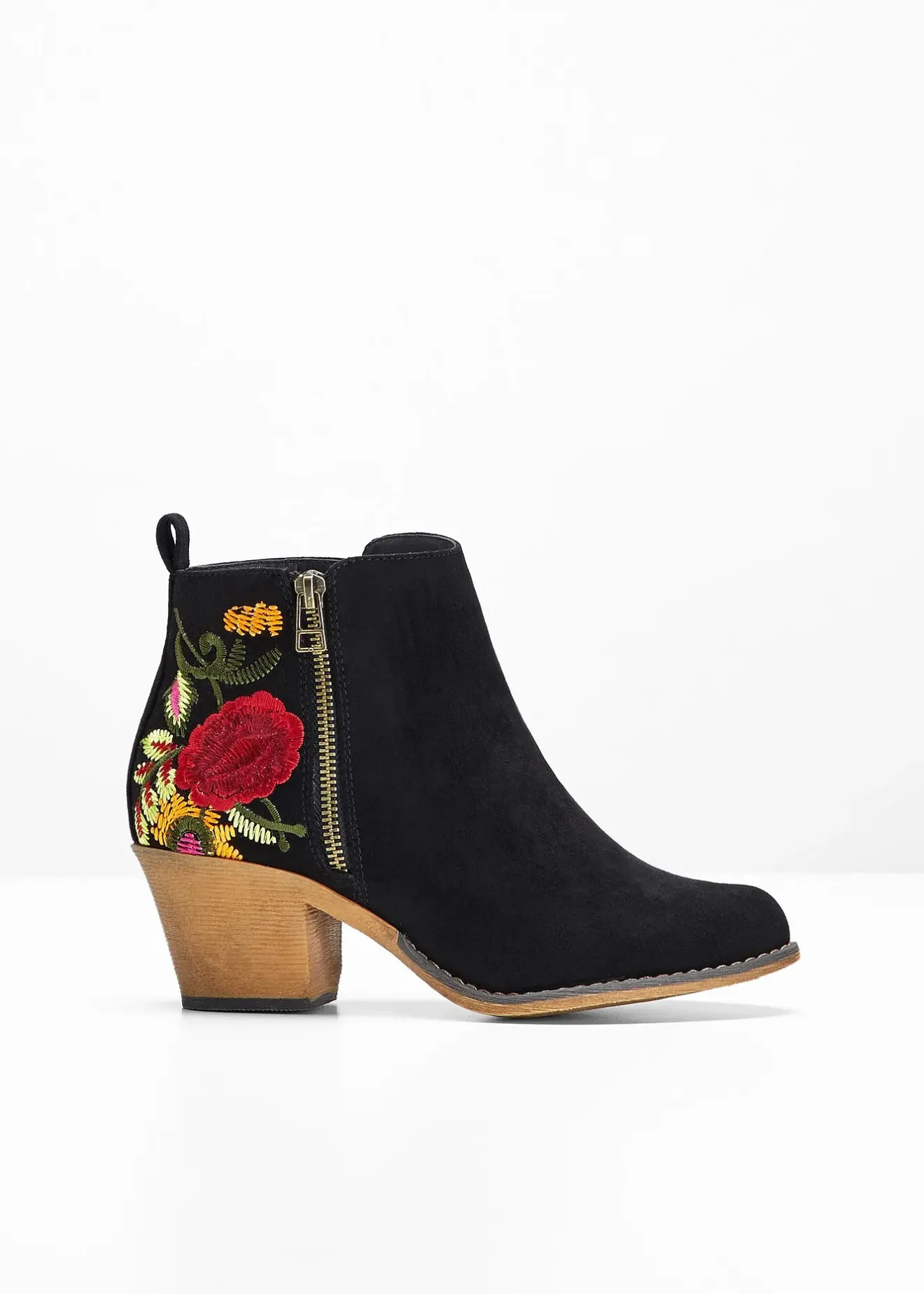 bonprix Bottines western avec broderies|Femme Bottines