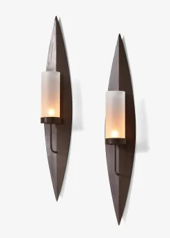 bonprix Bougeoirs muraux Ria (Ens. 2 pces.)| Couloir·Décoration|Chambre À Coucher·Décoration