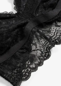 Femme bonprix Dessous|Soutiens-Gorge|Brassière à dentelle florale, sans armatures