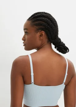 bonprix Brassière côtelée sans coutures Feel Comfort|Femme Sans Couture|Soutiens-Gorge