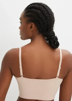 Femme bonprix Sans Couture|Soutiens-Gorge|Brassière côtelée sans coutures Feel Comfort