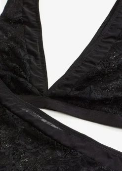 Femme bonprix Lingerie Érotique|Brassière et string taille haute (ens. 2 pces)