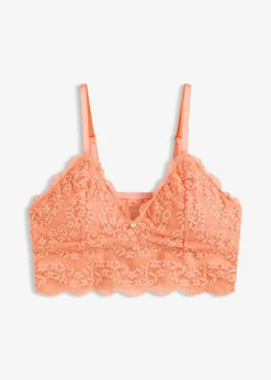 bonprix Brassière sans armatures à dentelle florale|Femme Dessous|Soutiens-Gorge
