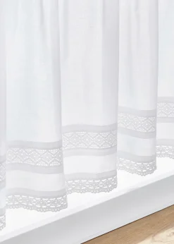 bonprix Brise-bise à bordure dentelle| Vitrages/Brise-Bise