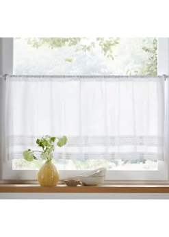 bonprix Brise-bise à bordure dentelle| Vitrages/Brise-Bise