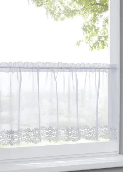 bonprix Vitrages/Brise-Bise|Brise-bise à bordure dentelle