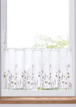 bonprix Vitrages/Brise-Bise|Rideaux & Stores|Brise-bise à broderie florale