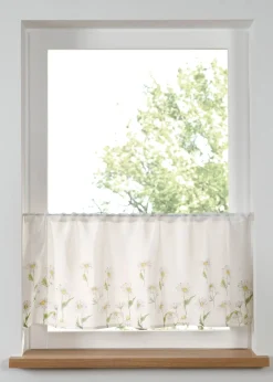 bonprix Brise-bise à imprimé floral| Vitrages/Brise-Bise|Rideaux & Stores