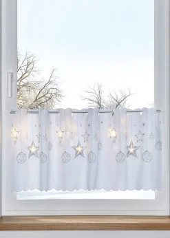 bonprix Brise-bise à LED imprimé hivernal| Vitrages/Brise-Bise