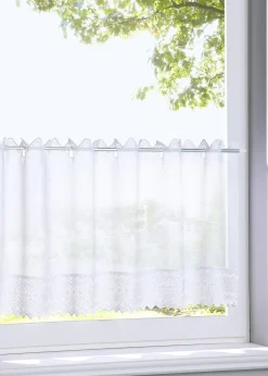 bonprix Vitrages/Brise-Bise|Brise-bise avec bordure brodée