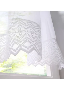 bonprix Vitrages/Brise-Bise|Brise-bise avec bordure brodée