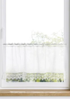 bonprix Brise-bise avec bordure en crochet| Vitrages/Brise-Bise