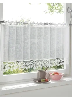 bonprix Brise-bise avec bordure en crochet| Vitrages/Brise-Bise