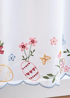 bonprix Vitrages/Brise-Bise|Rideaux & Stores|Brise-bise avec motifs de Pâques brodés