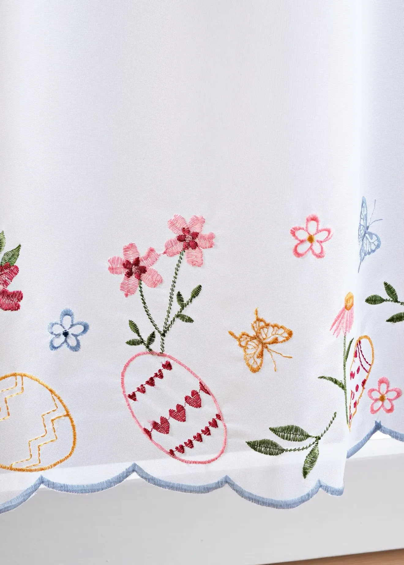 bonprix Vitrages/Brise-Bise|Rideaux & Stores|Brise-bise avec motifs de Pâques brodés