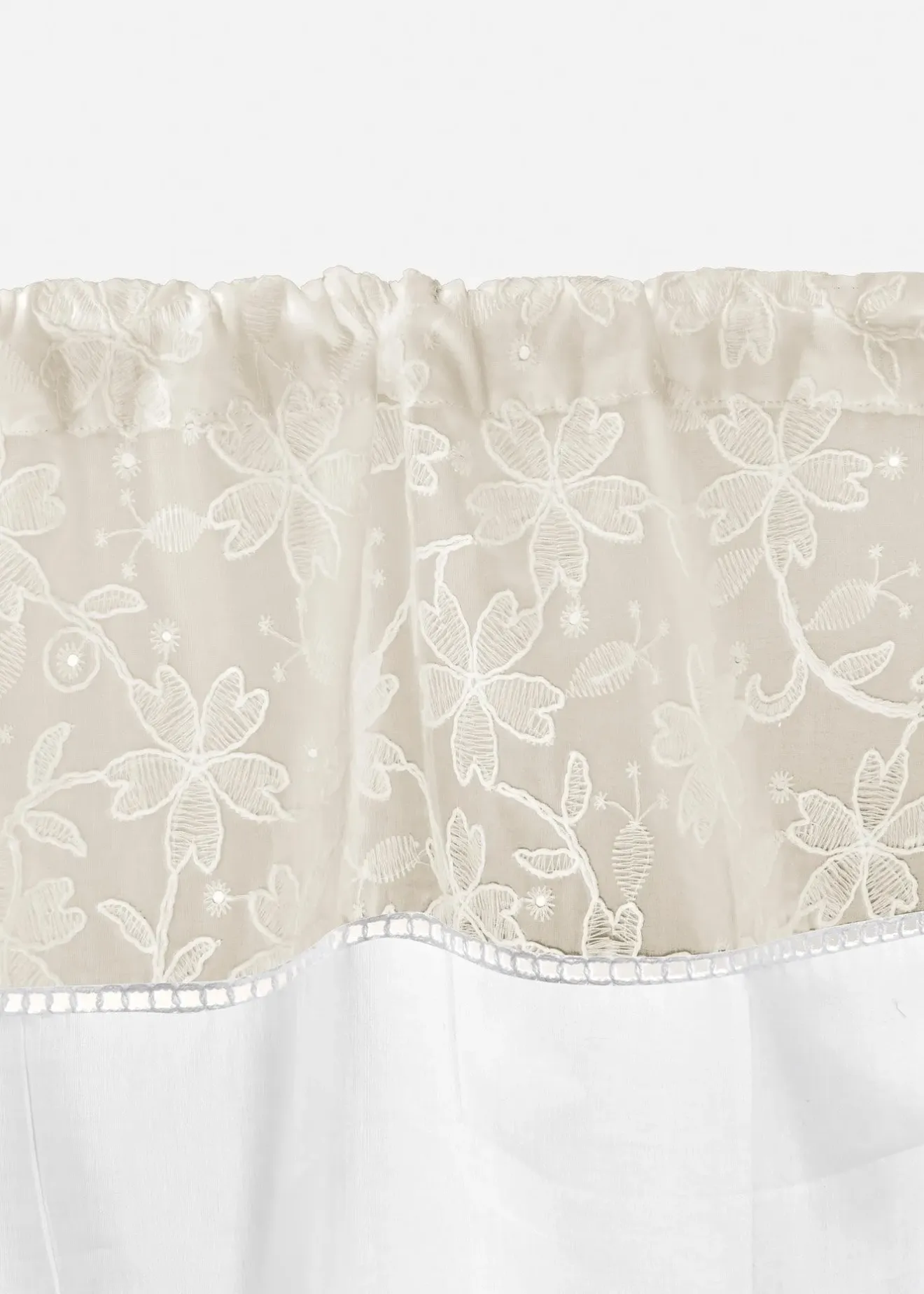 bonprix Brise-bise en coton avec broderies| Vitrages/Brise-Bise