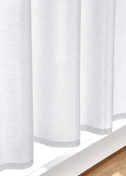 bonprix Vitrages/Brise-Bise|Brise-bise en coton avec bordure dentelle