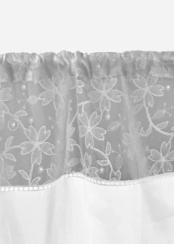 bonprix Vitrages/Brise-Bise|Brise-bise en coton avec broderies