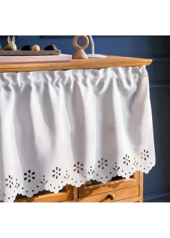 bonprix Vitrages/Brise-Bise|Brise-bise semi-transparent à bordure décorative