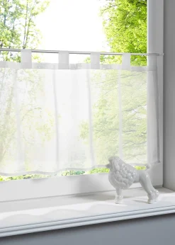 bonprix Brise-bise uni avec polyester recyclé| Vitrages/Brise-Bise