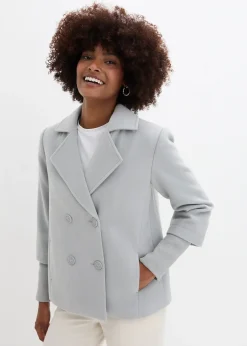 bonprix Caban avec manches en maille|Femme Vestes & Manteaux