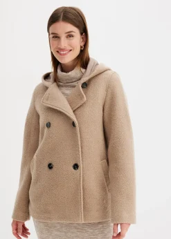 Femme bonprix Vestes & Manteaux|Caban en maille bouclette douce