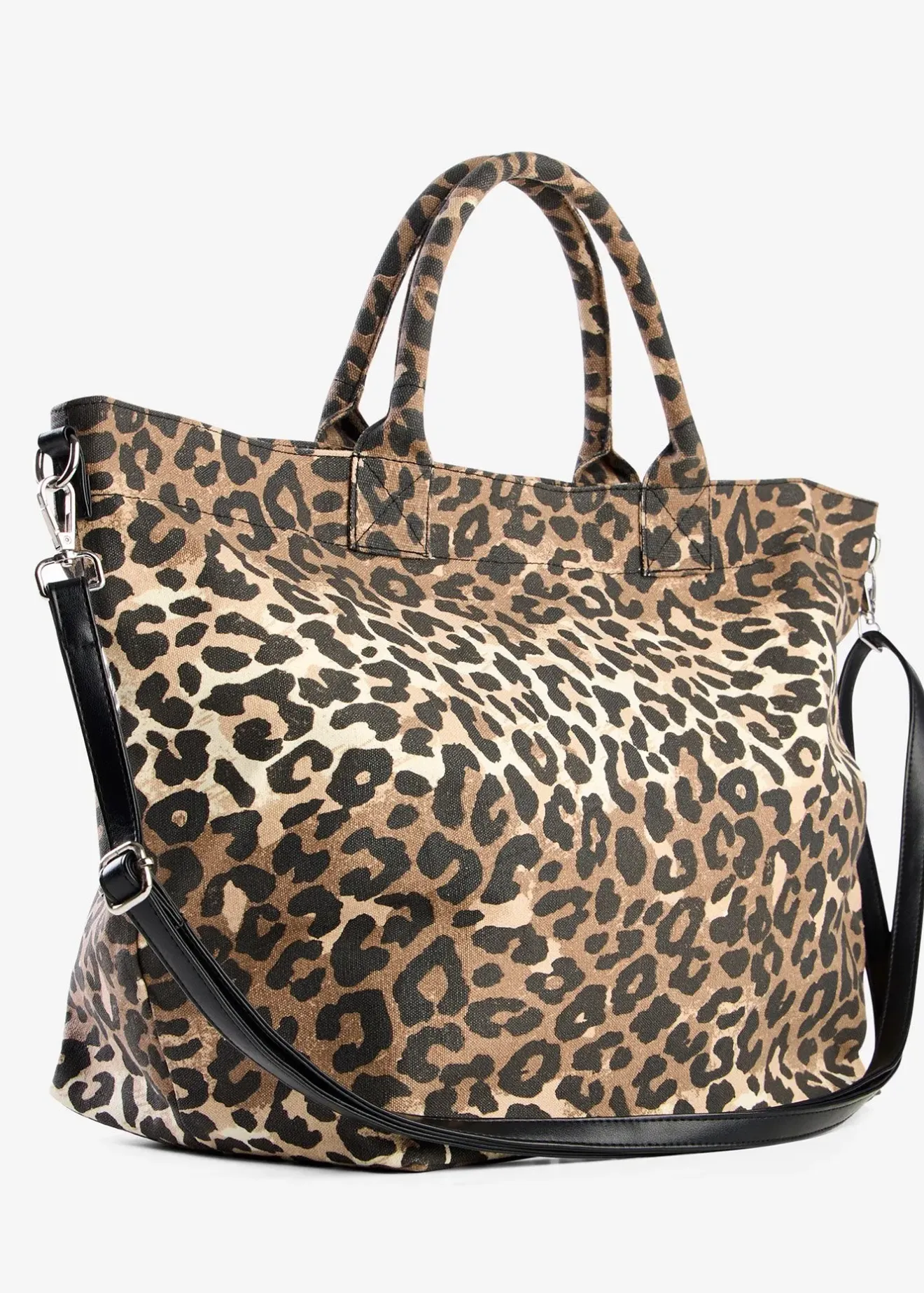 Femme bonprix Sacs|Cabas en toile à imprimé léopard