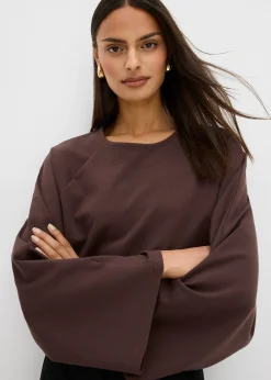 bonprix Cape à manches longues|Femme T-Shirts & Tops