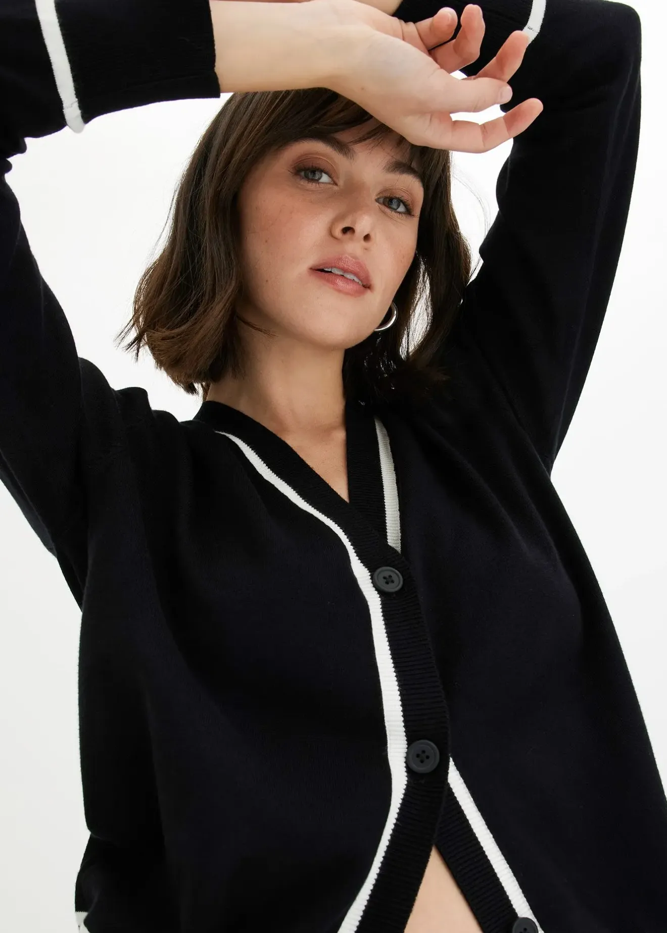 Femme bonprix Maille|Pulls & Gilets|Cardigan à col V