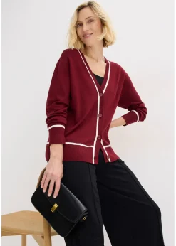 bonprix Cardigan à col V|Femme Maille|Pulls & Gilets