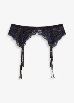 Femme bonprix Dessous|Lingerie Érotique|Ceinture porte-jarretelles en dentelle à franges