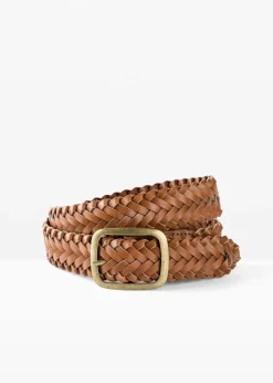 bonprix Ceinture tressée à boucle carrée|Femme Ceintures