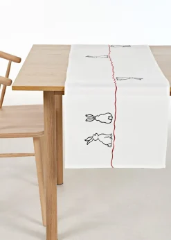 bonprix Arts De La Table|Linge De Table|Chemin de table avec broderie de lapins