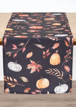 bonprix Chemin de table imperméable avec motif citrouille| Arts De La Table|Linge De Table