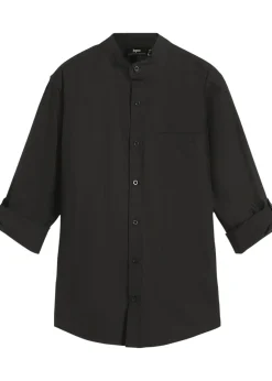 bonprix Chemise avec manches à retrousser, 100% coton|Enfant Vêtements Enfant|Garçons 9-16 Ans·Costumes & Chemises