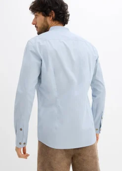 Homme bonprix Chemises|Chemise bavaroise avec manches retroussables