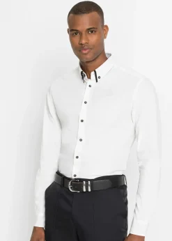 Homme bonprix Chemises|Chemise business, manches longues