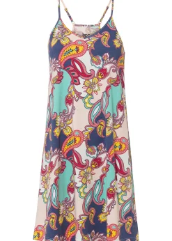 bonprix Chemise de nuit à bretelles spaghetti|Femme Lingerie Nuit