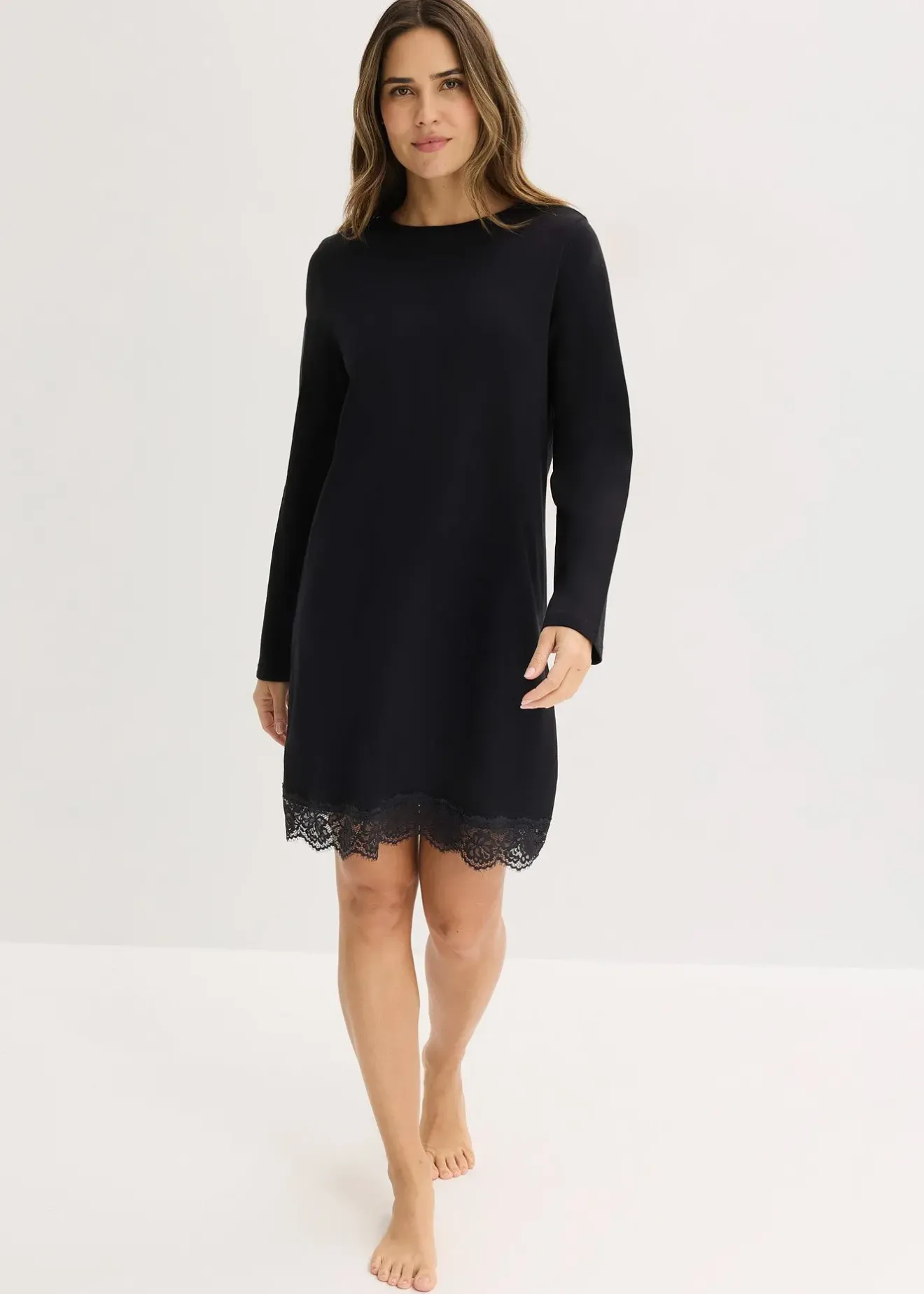 bonprix Chemise de nuit à dentelle|Femme Lingerie Nuit