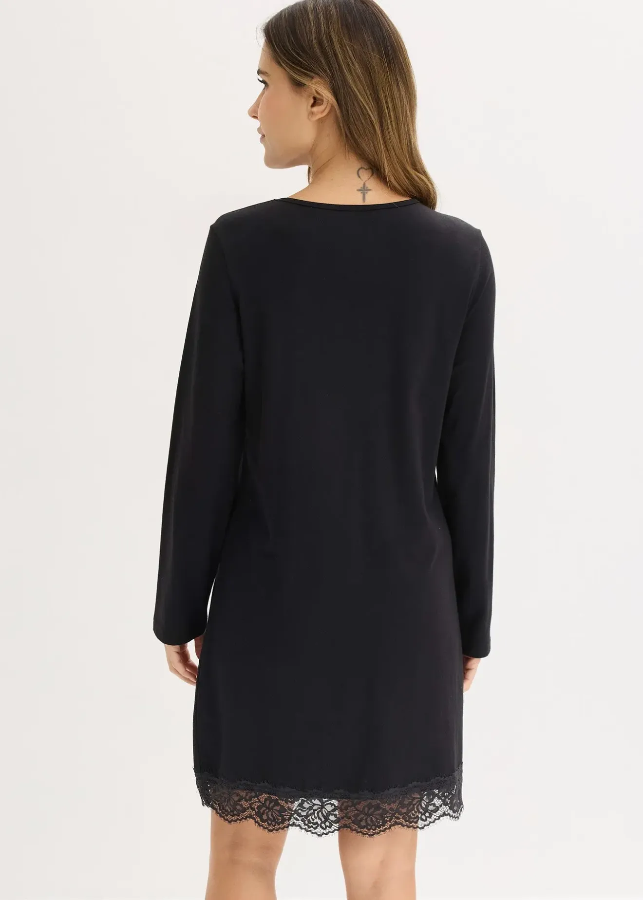 bonprix Chemise de nuit à dentelle|Femme Lingerie Nuit